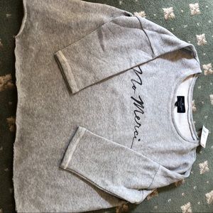 Cropped sweatshirt